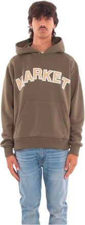 Market Mushrooms Hoodie - Heren - Hoodies - Groen - S - Hoodies & sweatvesten