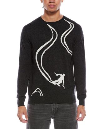 Brodie Ski Slope Wool & Cashmere-Blend Crewneck Sweater