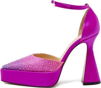 Mach & Mach Pumps con cristalli 125mm - Rosa