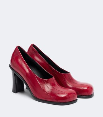 Proenza Schouler Salones Esme de piel de anguila