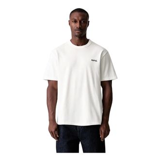A.P.C. T-shirt Boxy Petit VPC - - Tops - Uomo - Beige - M