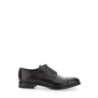 Lidfort Lace-up Schoenen - Heren - Nette schoenen - Bruin - 45 EU - Leer - Schoenen