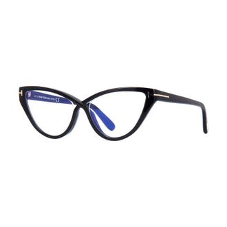 Tom Ford FT5729-B 001 Black/Clear/Blue-light Block Lenses 56mm