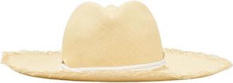 Sensi Studio Frayed Lampshade Hoed - Dames - Hoeden - Beige - M - Accessoires