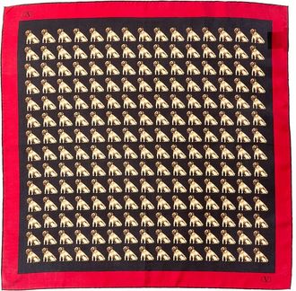 Valentino Petit Charles Silk Scarf