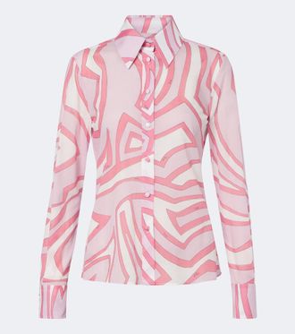 Pucci Labirinto cotton muslin shirt