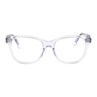 Alexander McQueen Glasses, female, Gray, 54 MM, Stylish Optical Glasses Am0487O