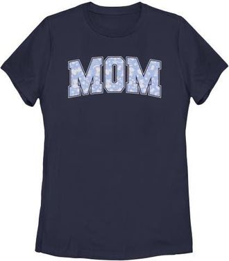 Disney Womens Disney Mom Collegiate Pattern Graphic T-Shirt in Navy Blue at Nordstrom, Size Xx-Large