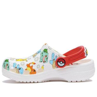 Crocs (TD) Crocs Classic Pokemon Clogs White Red 207754-94S