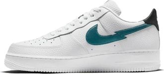 Nike Fitness, Heren, Wit, 45 1/2 EU, Leer, Air Force 1 Low Split Swoosh