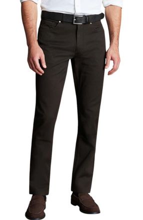 CHARLES TYRWHITT Slim Fit 5 Pocket Jeans in Black at Nordstrom, Size 40