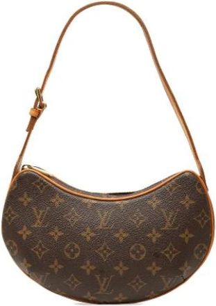 Louis Vuitton Pre-owned Croissant PM - Dames - Vintage Schoudertas - Bruin - ONE Size - Leer - Vintage