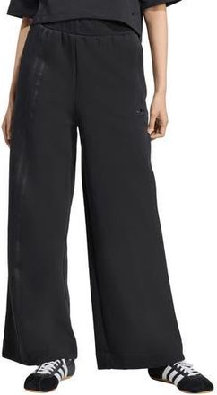 adidas Off Placed 3-Stripes Wide Leg Sweatpants in Black at Nordstrom Rack, Size Xx-Small