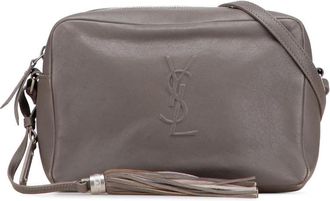 Saint Laurent Pre-owned Saint Laurent Small Lambskin Monogram Lou Camera Bag 4JRO54NGUOEZNSZV