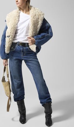 Isabel Marant Womens Jeyda loose straight-leg jean