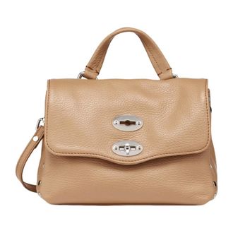 Zanellato Baby Crossbody Tas - Dames - Tassen - Beige - Maat: ONE Size Leer