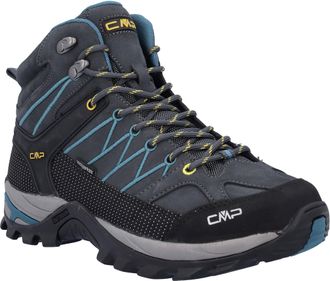 F.lli Campagnolo Wanderschuh CMP RIGEL MID WP TREKKING SHOES, Herren, Gr. 40, grau (grau, blau), Veloursleder, Schuhe Wanderschuh, wasserdicht