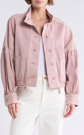 Melrose and Market Canvas Twill Utility Jacket in Pink Timber at Nordstrom Rack, Size Xx-Small