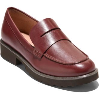 Cole Haan Gwendolyn Penny Loafer in Ch Mahogany Wp Leather at Nordstrom Rack, Size 7.5