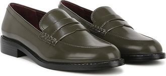 Franco Sarto Alora Slip-On Womens Flat Shoes Olive : 6.5 M, Leather