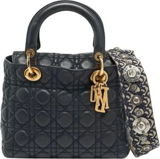 Dior Pre-owned Lady Tote - - Pre-owned - Donna - Blu - ONE SIZE