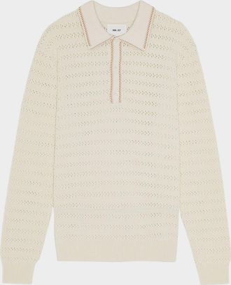 Nn.07 Mens Josh Long-Sleeve Polo Shirt