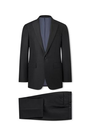 Sid Mashburn Kincaid No. 3 Wool and Mohair-Blend Tuxedo Jacket
