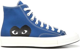 Comme Des Gar&ccedil;ons Blue Chuck Taylor High-top Sneakers