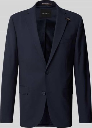 Bugatti 2-Knopf-Sakko mit Reverskragen in Marine, Gr&ouml;&szlig;e 56