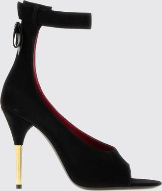 Valentino Garavani Sandali Fatale in camoscio con tacco alto e fiocco peep-toe