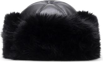 Stand Studio Cappello Sable in finta pelliccia - Nero