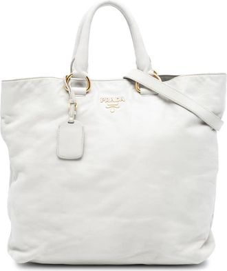 Prada Pre-owned Prada Soft Calf Open Convertible Tote CR105V783X0NAN3N