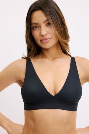 Harper Wilde Bliss Plunge Adjustable Bralette in Black at Nordstrom, Size 4X-Large