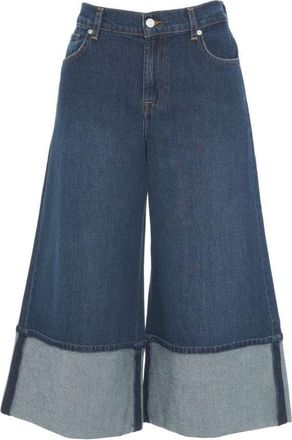 7 For All Mankind Wide-Leg Culotte Jeans