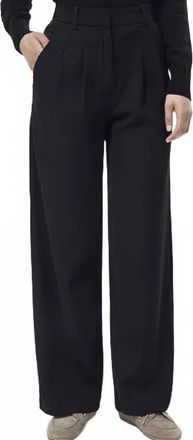 French Connection Harrie Wide Leg Pants In Black