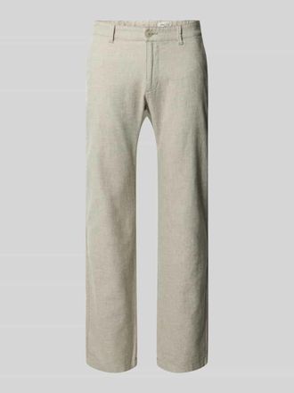 s.Oliver Red Label Regular Fit Chino aus Baumwoll-Leinen-Mix Modell PHOENIX in Lind, Gr&ouml;&szlig;e 30/32