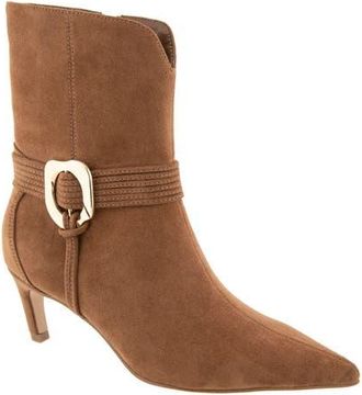 BCBGeneration Zoryn Belted Pointed Toe Boot in Tan at Nordstrom, Size 7.5