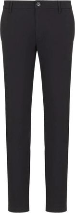 A|X Armani Exchange Slimme Zwarte Broek Synthetische Stof - Heren - Chinos - Zwart - W29 - Broeken