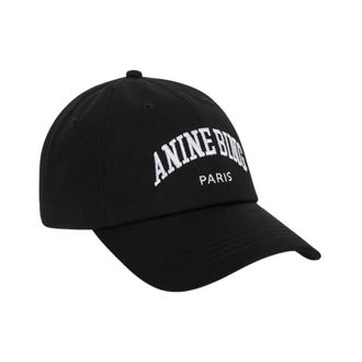 Anine Bing Jeremy Baseball Cap - unisex - Petten - Zwart - ONE Size - Katoen - Accessoires