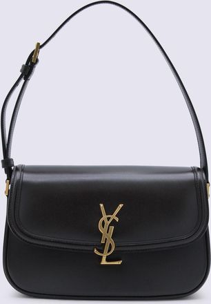 Saint Laurent Black Leather Solferino Small Shoulder Bag