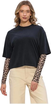 Catwalk Junkie Dames, Tops, Zwart, Maat: XS