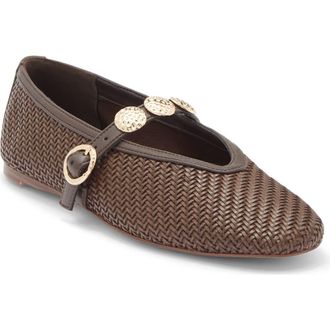 Steve Madden Leia Woven Flat in Brown at Nordstrom Rack, Size 8.5