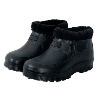 Generic Waterproof Winter Shoes Women Men Thermal Wellington Boots Ankle Boots Winter Boots Warm Non-Slip Winter Boots Outdoor Lightweight Mid-Height Snow Boo