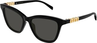 Gucci Grey Cat Eye Ladies Sunglasses GG2032S 001 52