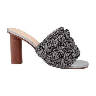 J.W.Anderson Heeled Mules, female, Gray, Size: 7 US Heeled Flip-Flops