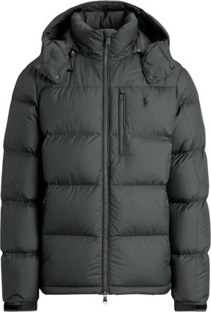 Ralph Lauren Donsjack - Heren - Gewatteerde jassen - Grijs - S - Leer - Jassen