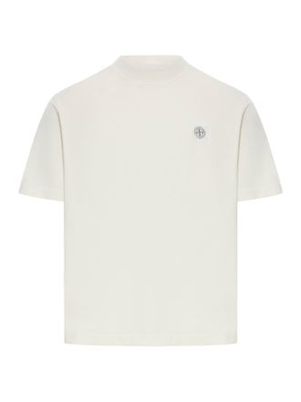 Stone Island REGULAR FIT T-SHIRT WITH COMPASS LOGO - Stone Island - Man