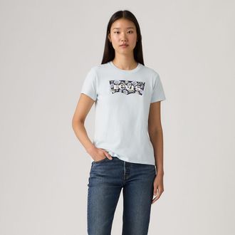 Levi's T-shirt met korte mouwen, ronde hals en logo