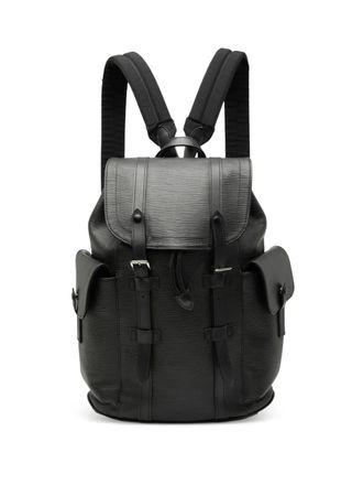 Louis Vuitton 2018 Epi Christopher PM backpack - Black