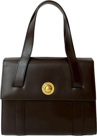 Celine Brown Leather Handbag Tote Bag (Pre-Owned)